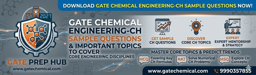 GATE 2027 Chemical Sample paper