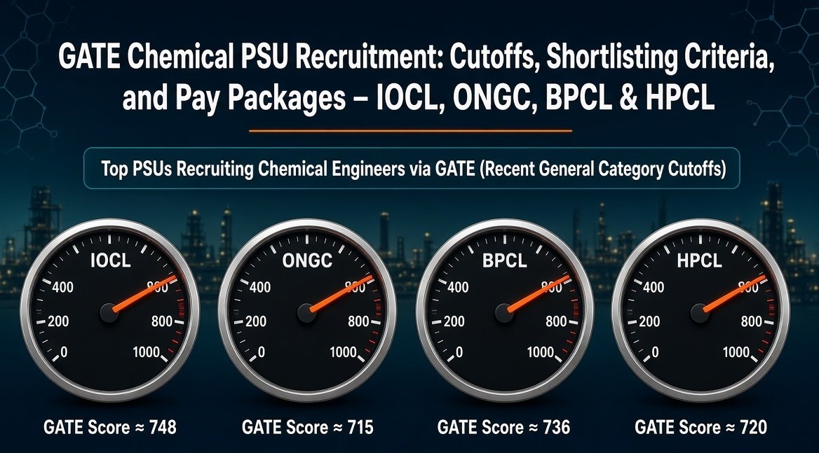 Engineers reviewing chemical engineering recruitment documents with gate chemical psu recruitment iocl ongc bpcl hpcl